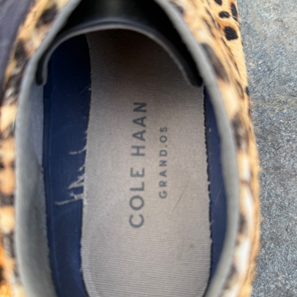 Cole Haan Leopard Tennis Shoes Size 7.5 - Picture 7 of 7